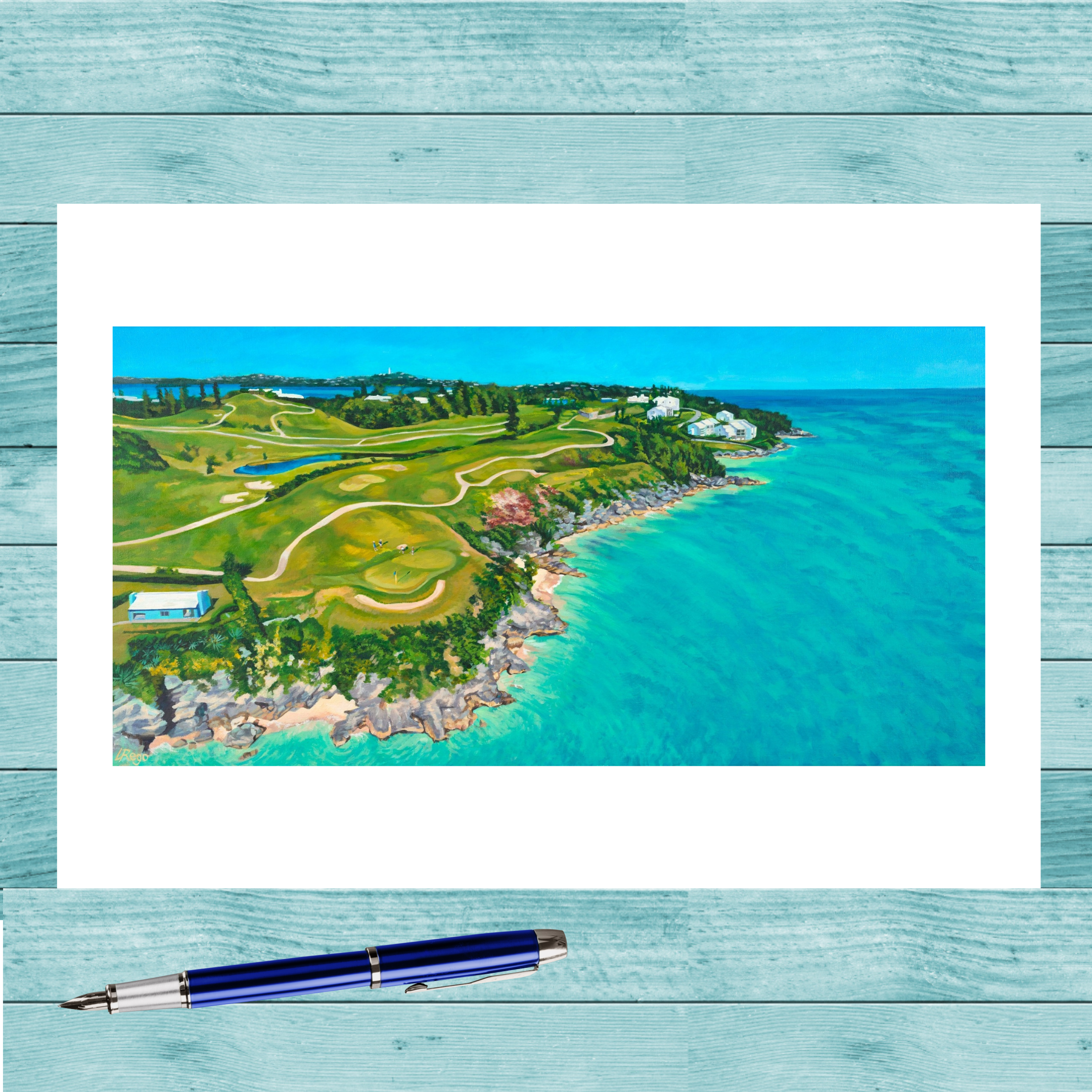 Above the Blue 16th Hole