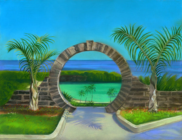 Bermuda Moongate