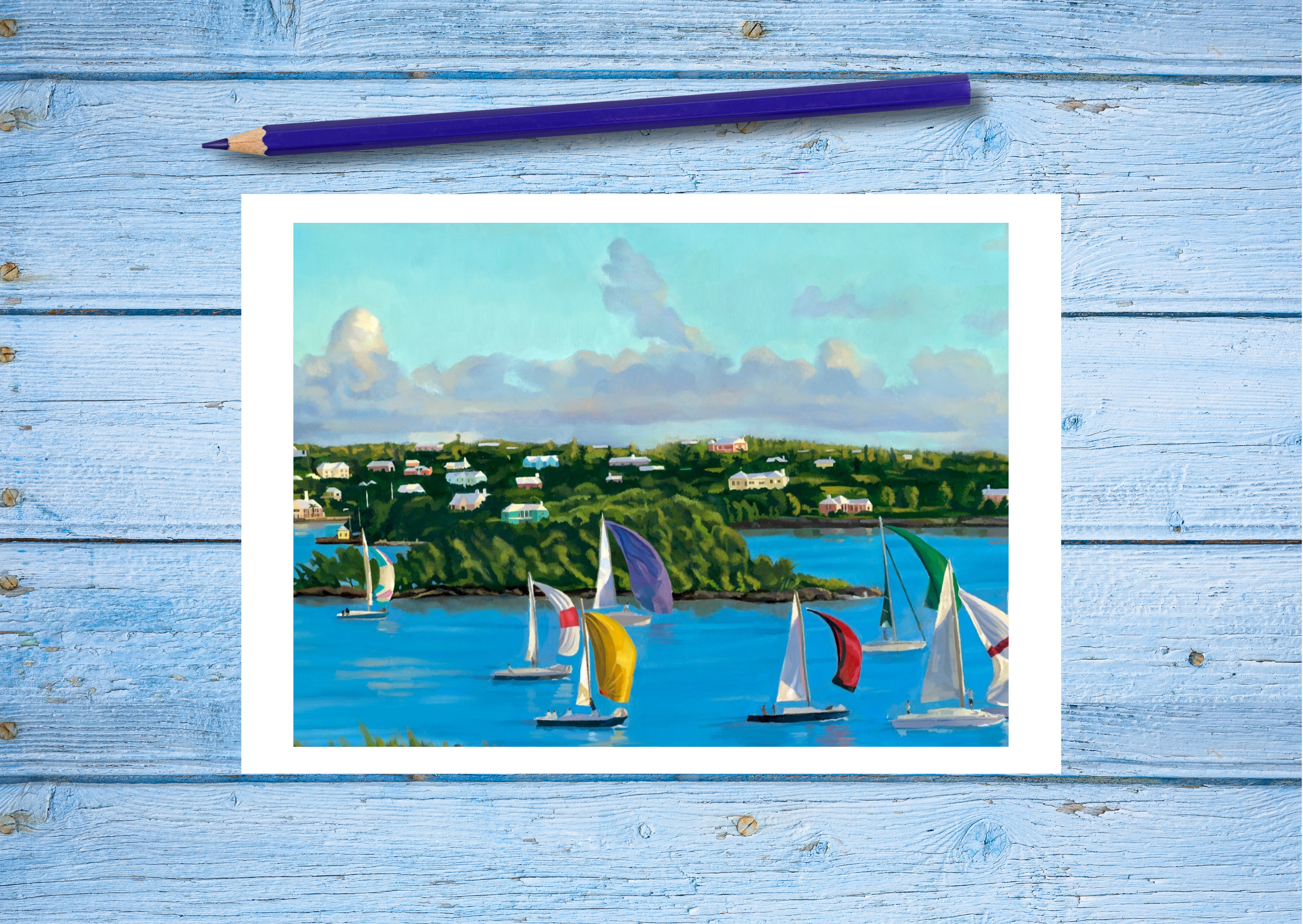 Downwind on Turquoise