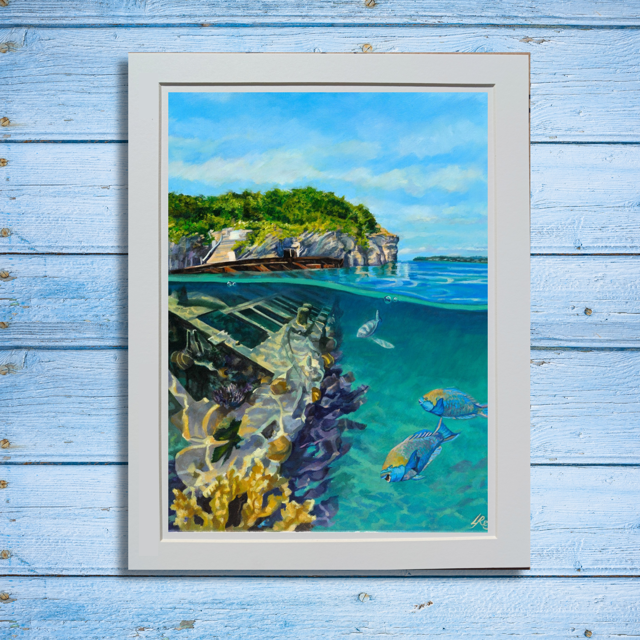 Above and Below the blue I