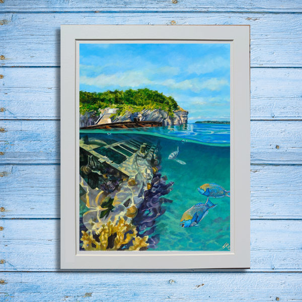 Above and Below the blue I