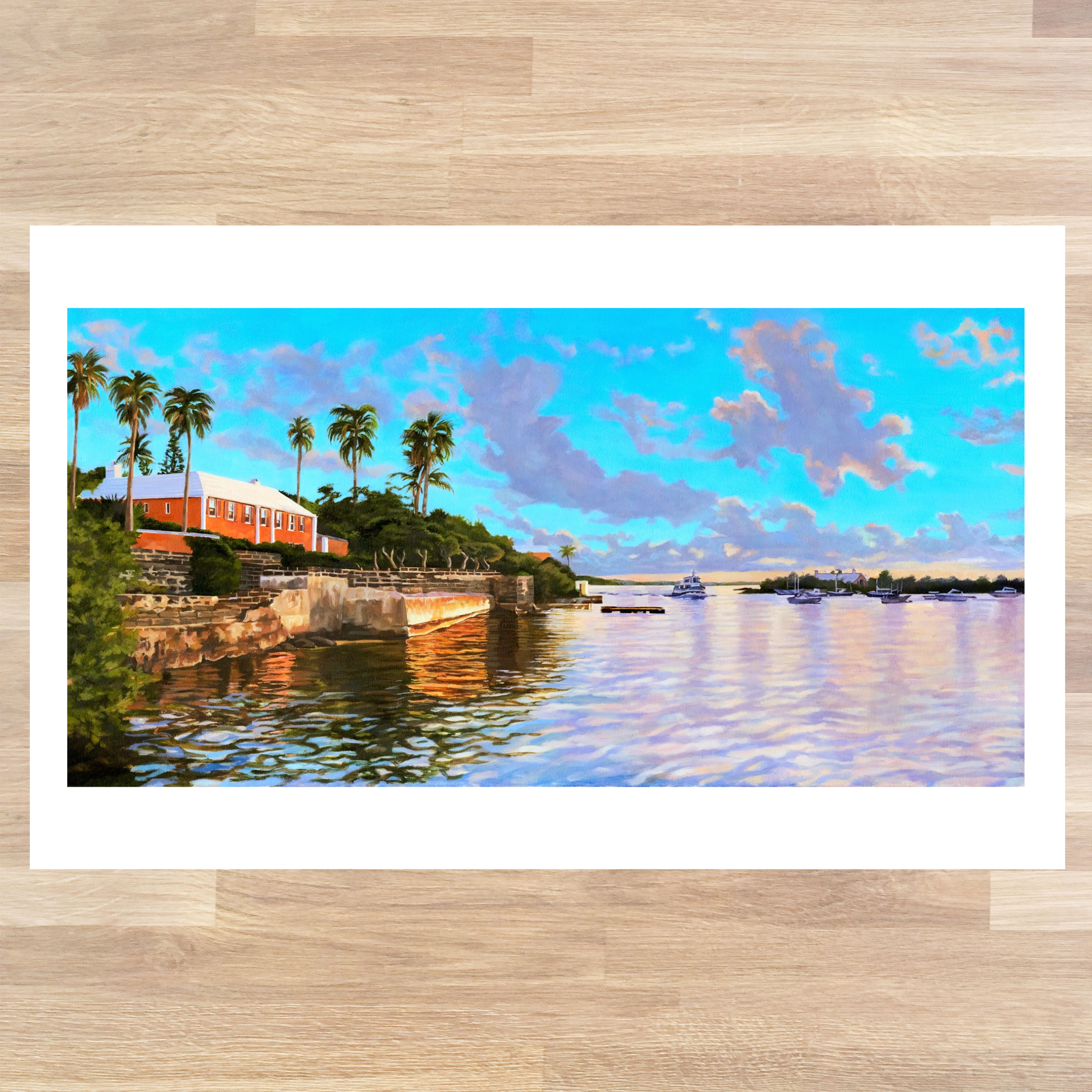 Darrel's Wharf at Sunset