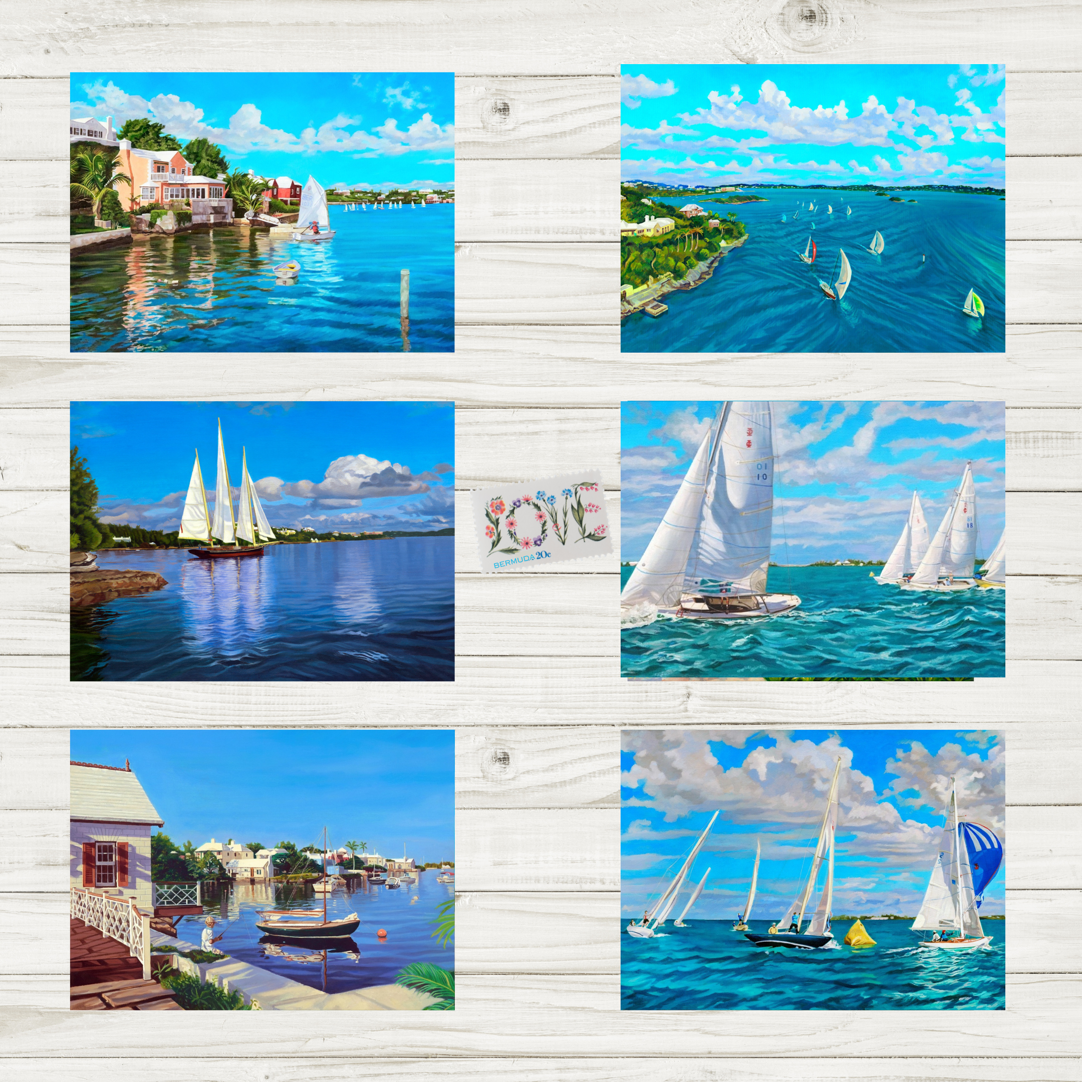 Sailing Postcard Set